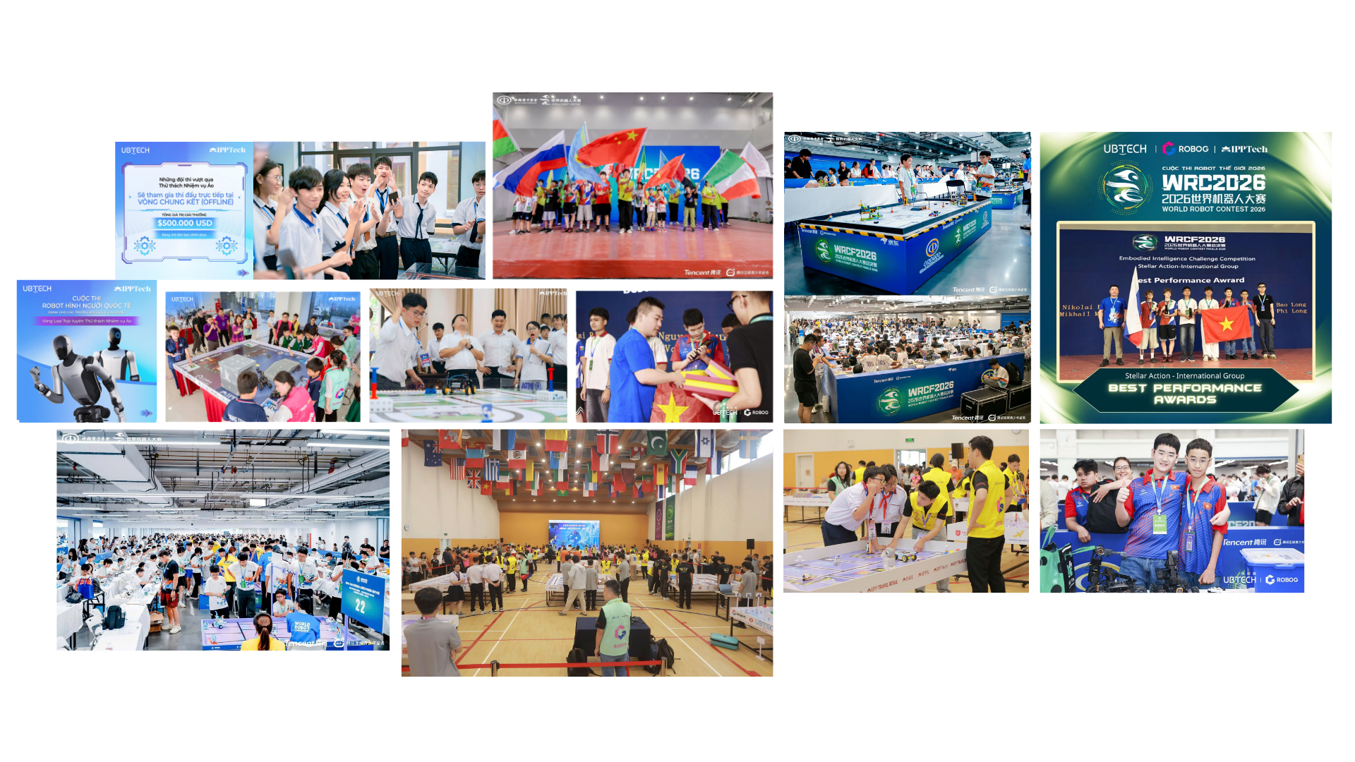 Vietnamese teams at international robotics competitions