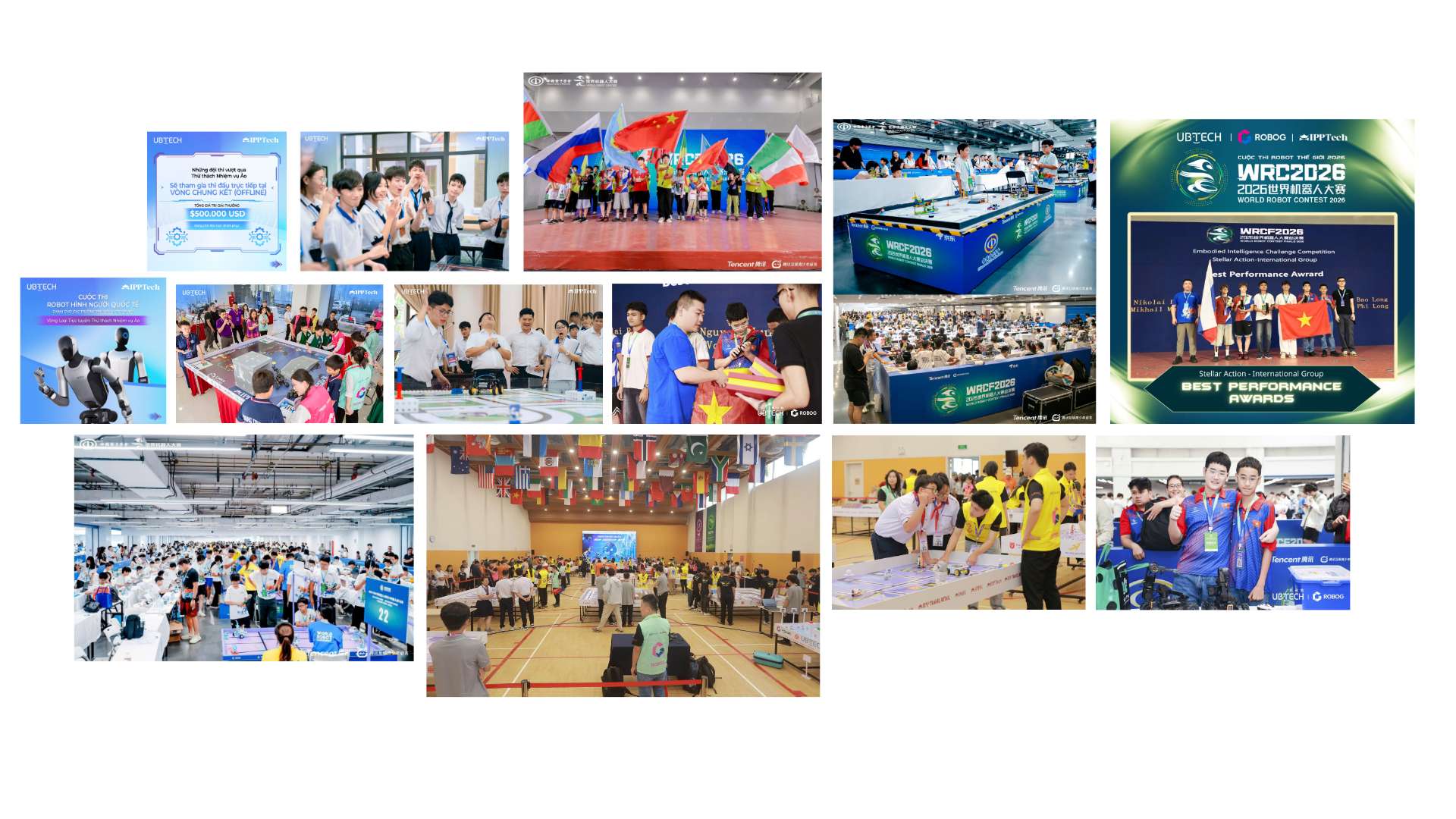 Vietnamese teams at international robotics competitions